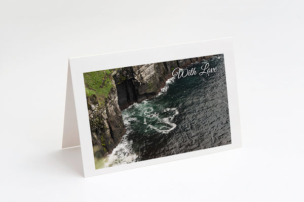 A With Love greeting card made in Ireland