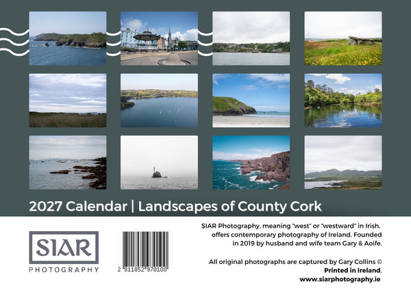 2027 Landscapes of County Cork Calendar
