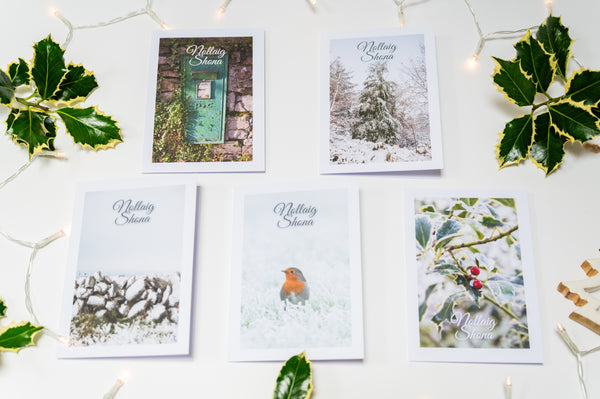 Variety Pack of 5 Christmas Cards – Mixed Photos