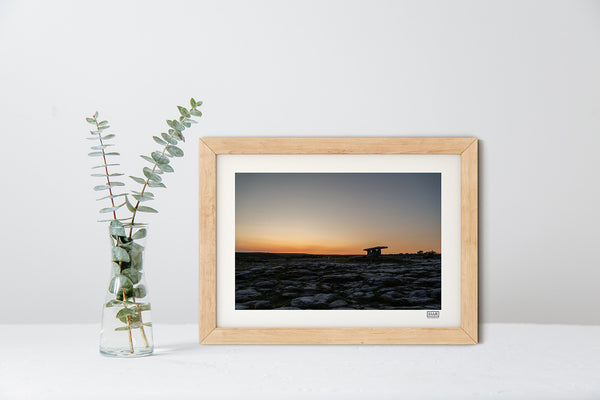 Poulnabrone Dolmen Sunset - The Burren - Clare