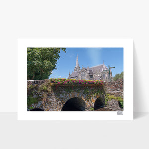 A Contemporary Wall Art Print of The Church of the Immaculate Conception, Clonakilty